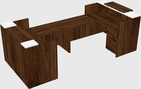 Reception desk u-shape