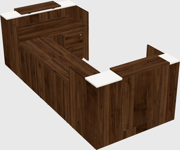 Reception desk u-shape