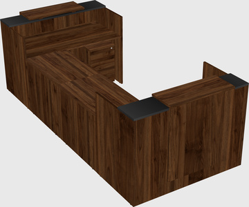 Reception desk u-shape