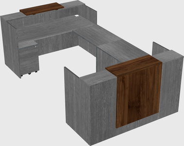 Reception desk u-shape