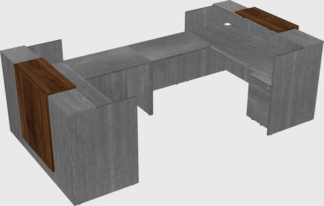Reception desk u-shape