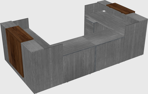 Reception desk u-shape