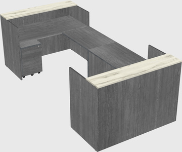 Reception desk u-shape
