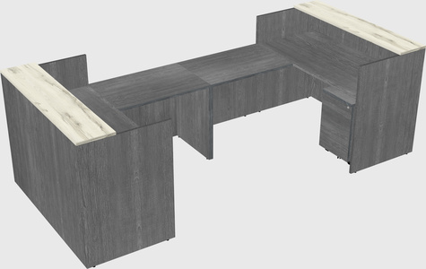 Reception desk u-shape
