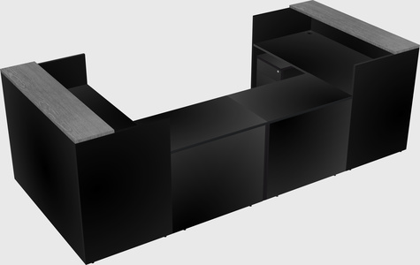 Reception desk u-shape