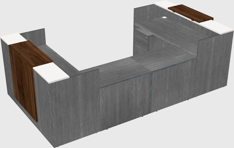 Reception desk u-shape