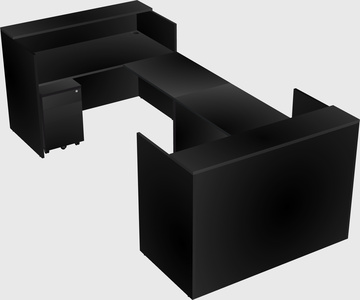 Reception desk u-shape