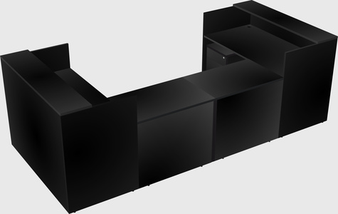 Reception desk u-shape