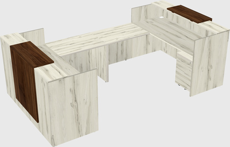 Reception desk u-shape