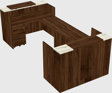 Reception desk u-shape