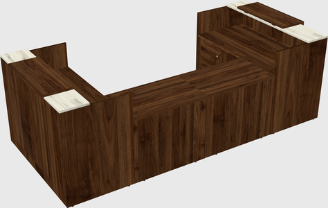 Reception desk u-shape