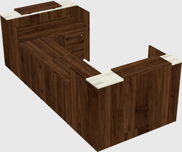 Reception desk u-shape