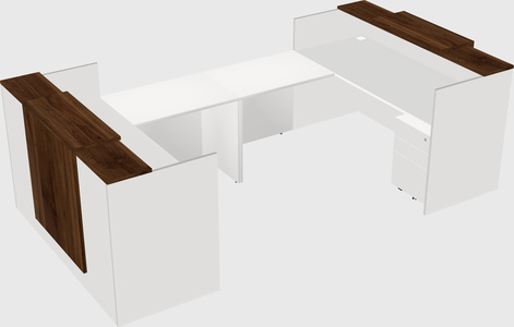 Reception desk u-shape