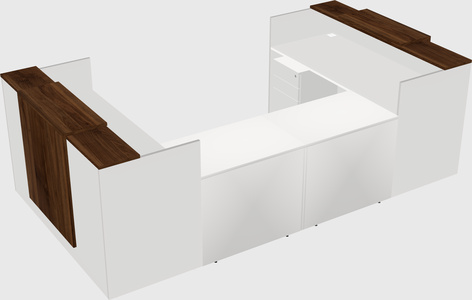 Reception desk u-shape