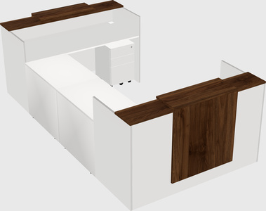 Reception desk u-shape
