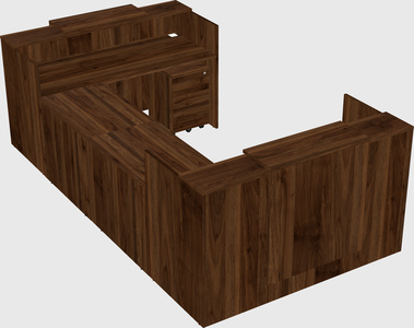 Reception desk u-shape