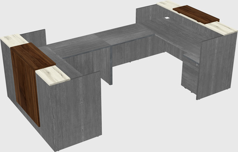 Reception desk u-shape