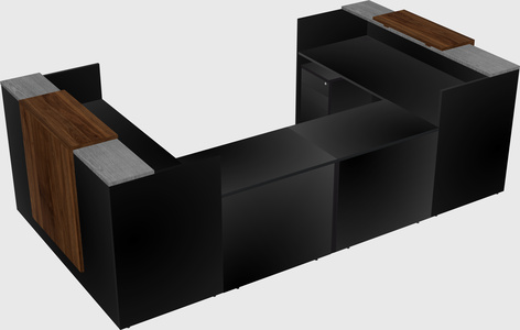 Reception desk u-shape