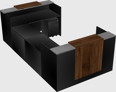 Reception desk u-shape