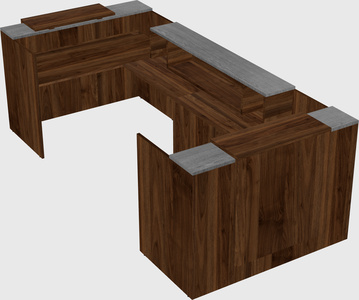 Reception desk u-shape