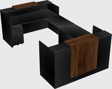 Reception desk u-shape
