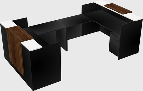 Reception desk u-shape