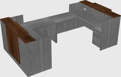 Reception desk u-shape