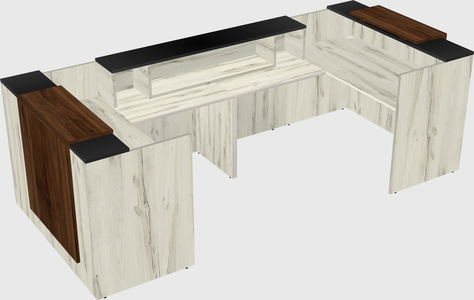 Reception desk u-shape