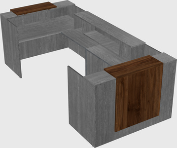 Reception desk u-shape