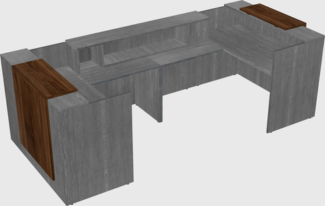 Reception desk u-shape