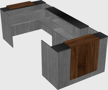 Reception desk u-shape