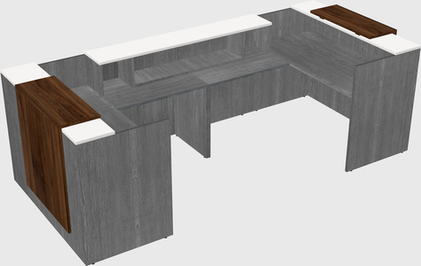 Reception desk u-shape