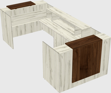 Reception desk u-shape
