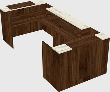 Reception desk u-shape