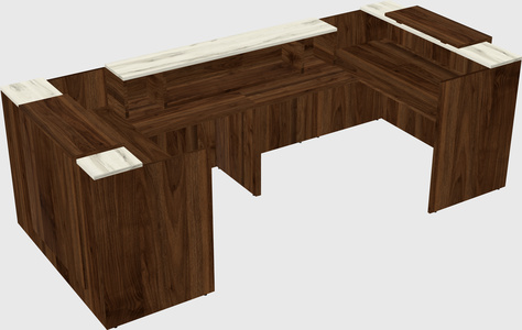 Reception desk u-shape