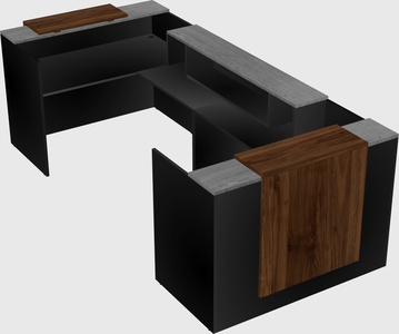 Reception desk u-shape