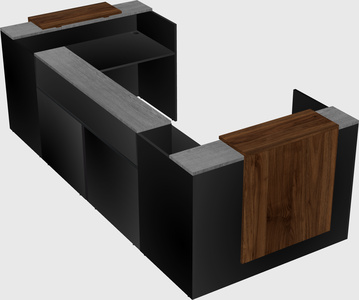 Reception desk u-shape