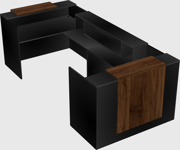 Reception desk u-shape