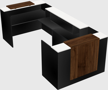 Reception desk u-shape
