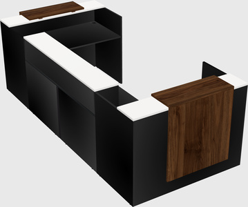 Reception desk u-shape