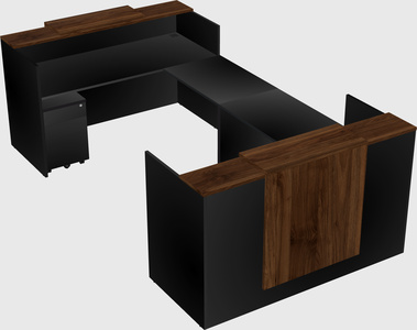 Reception desk u-shape