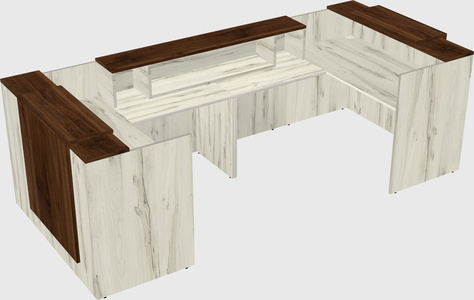 Reception desk u-shape