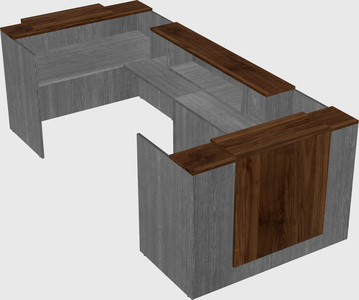 Reception desk u-shape