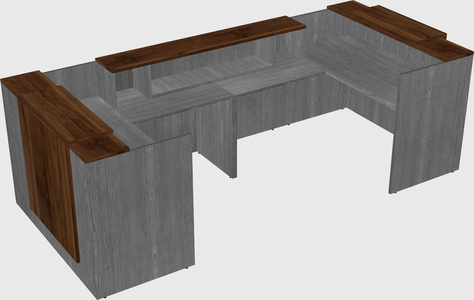 Reception desk u-shape