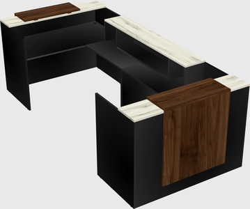 Reception desk u-shape