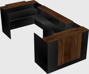 Reception desk u-shape
