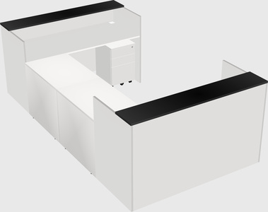 Reception desk u-shape