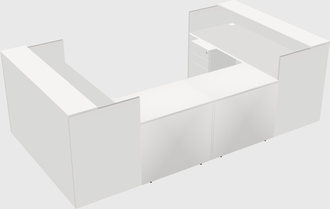 Reception desk u-shape