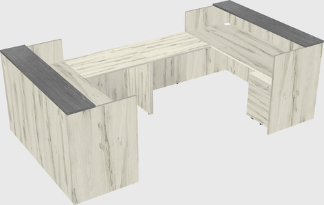 Reception desk u-shape