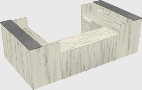 Reception desk u-shape